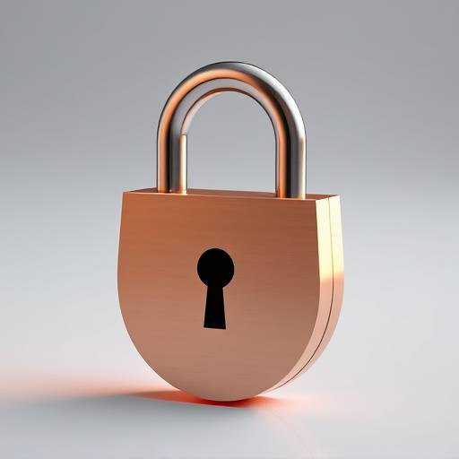 Image of a padlock symbolizing data security and privacy.